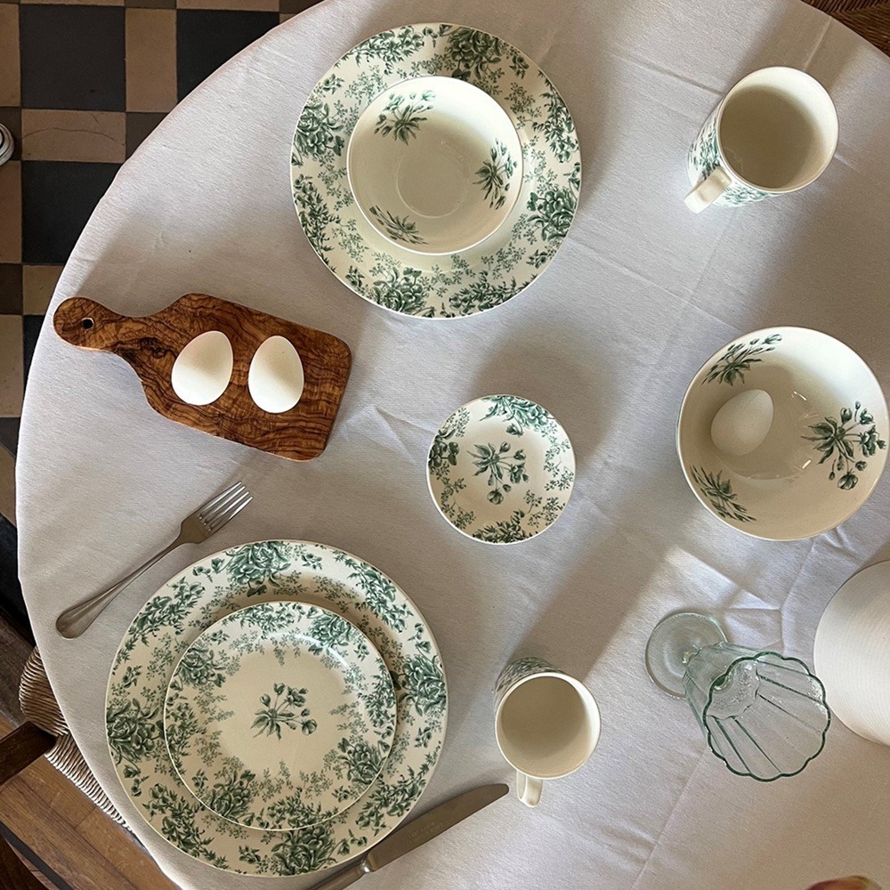 Μπολ Πορσελάνη 13 εκ. Flower Green Laura Ashley Thurston Bloom LA184268 - 3