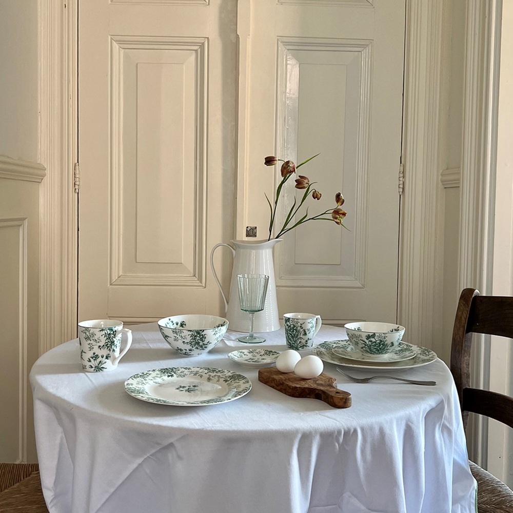 Κούπα Πορσελάνη Flower Green 22 cl Laura Ashley Thurston Bloom LA184266 - 3