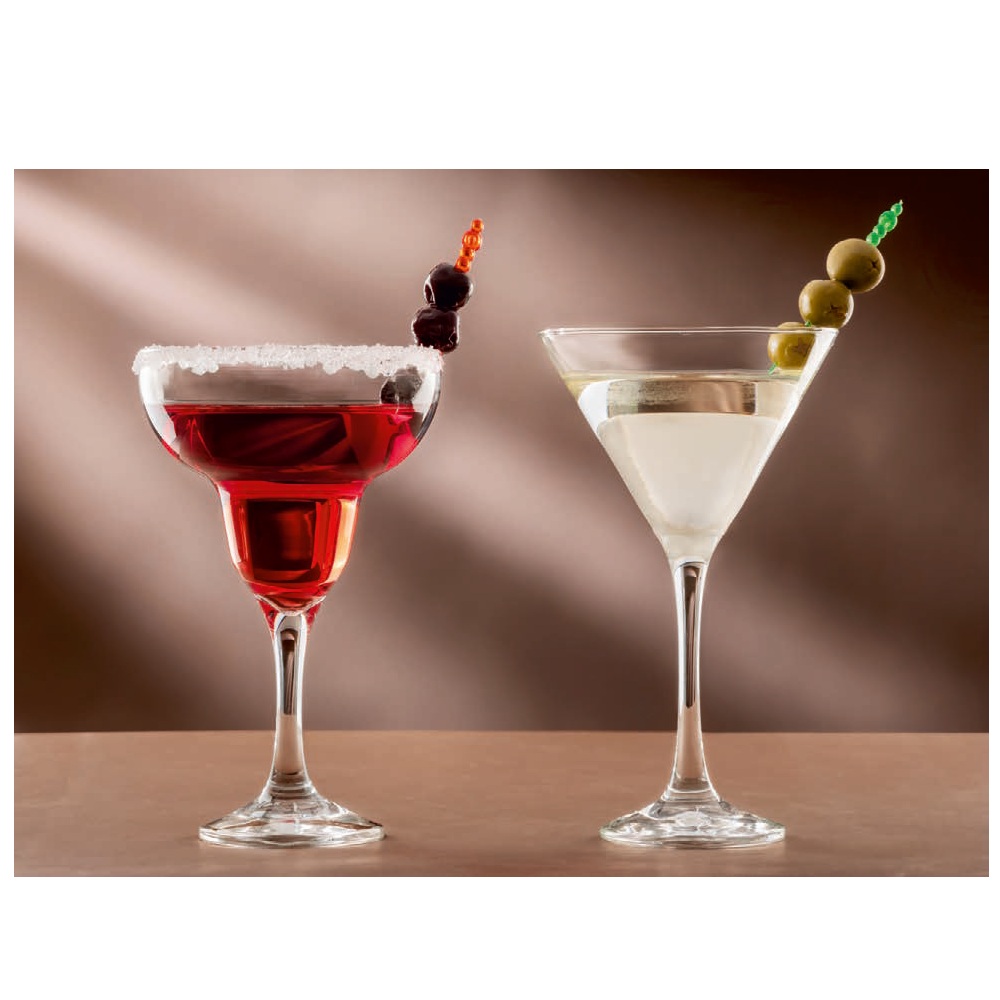 Ποτήρι Martini Γυάλινο 230ml H175mm Φ111mm Uniglass 96511 - 2