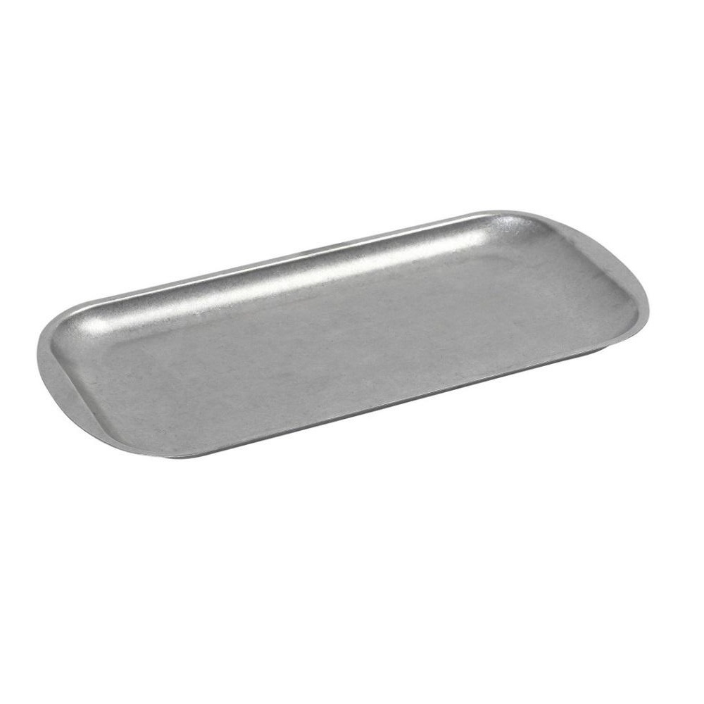 Πιάτο Ορθογώνιο Ανοξείδωτο SNOW Grey 41x23x1,5cm Espiel FEV110 - 