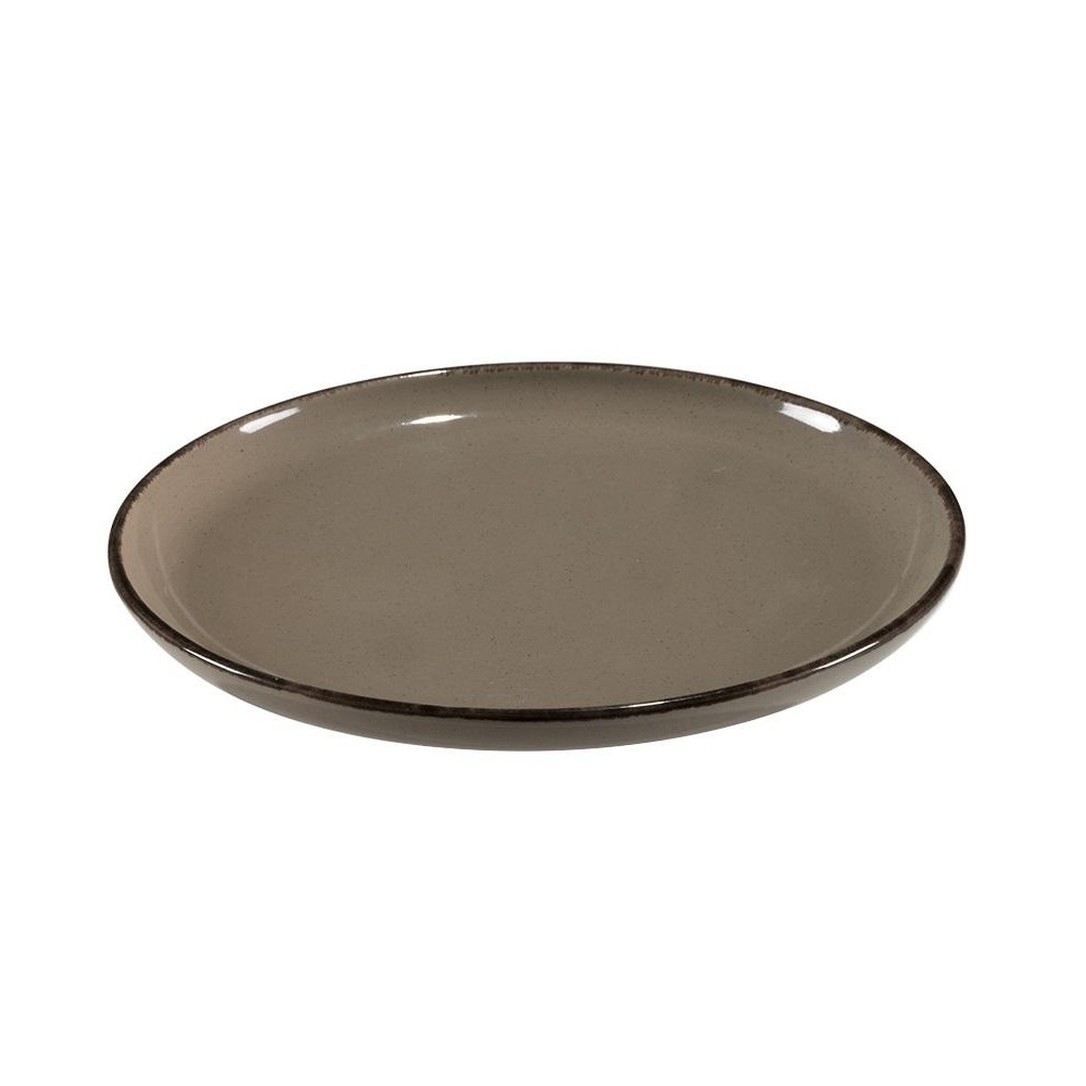 Πιάτο Ρηχό Stoneware Tuscany Brown 32x2,8cm Trends ATA158K6 - 