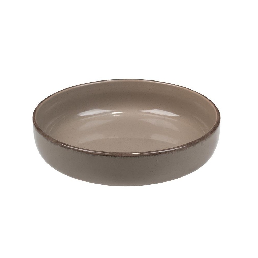 Πιάτο Βαθύ Stoneware Tuscany Brown Nordic/Step 21x4,5cm Trends ATA161K6 - 