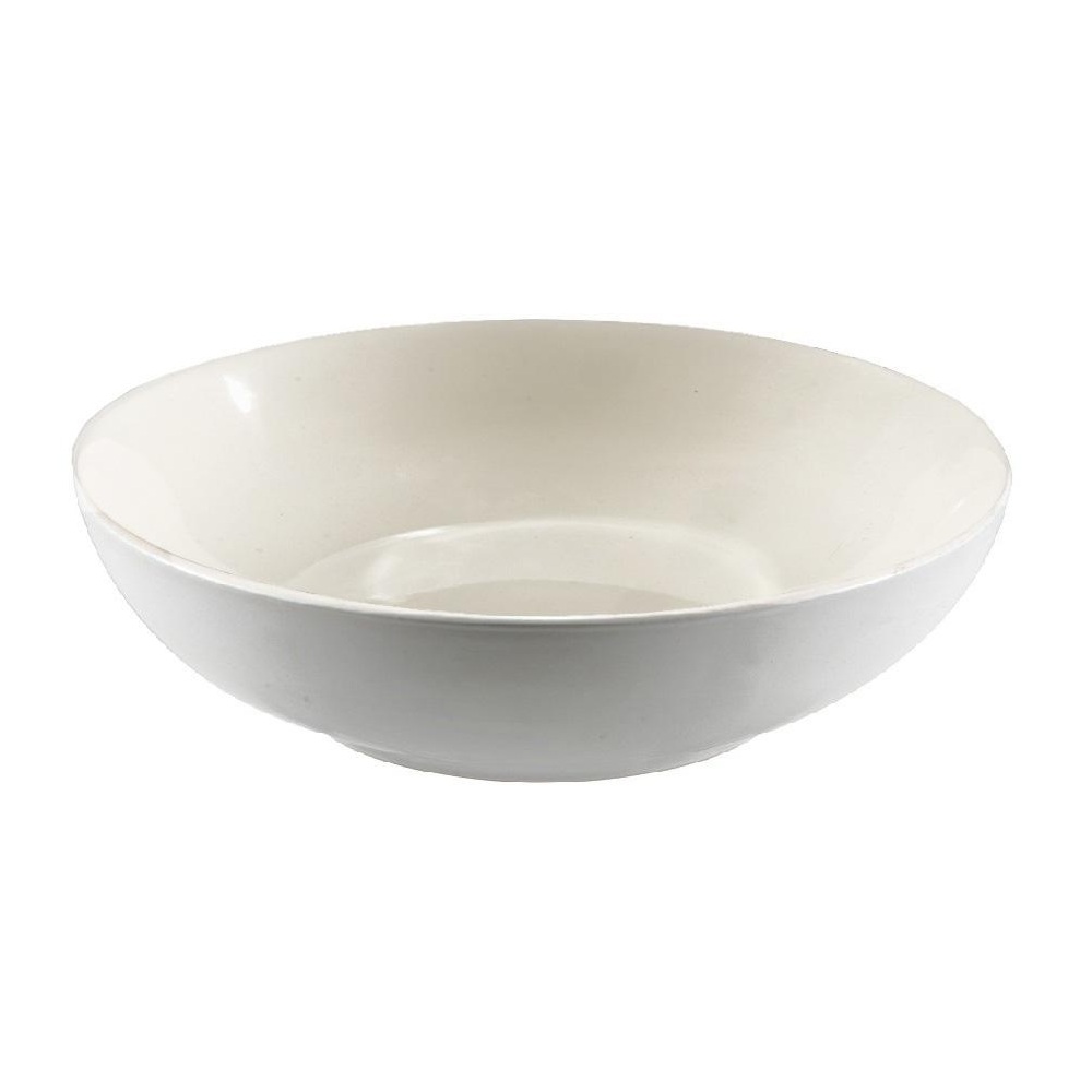 Πιάτο Βαθύ Stoneware Oslo Cream Coup 21x5,5cm Trends ATA164K6 - 