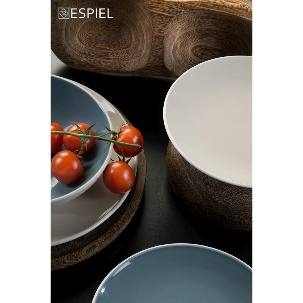 Πιάτο Βαθύ Stoneware Oslo Grey-Blue Coup 21x5,5cm Trends ATA167K6 - 3
