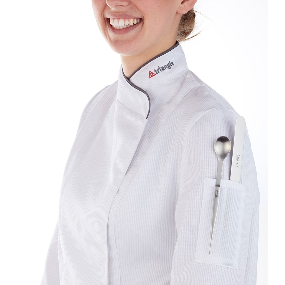 Κουτάλι Γευσιγνωσίας & Τσιμπίδα Chef Final Touch 19.8cm Ανοξείδωτο Ατσάλι Triangle  50493-17-01_B - 5