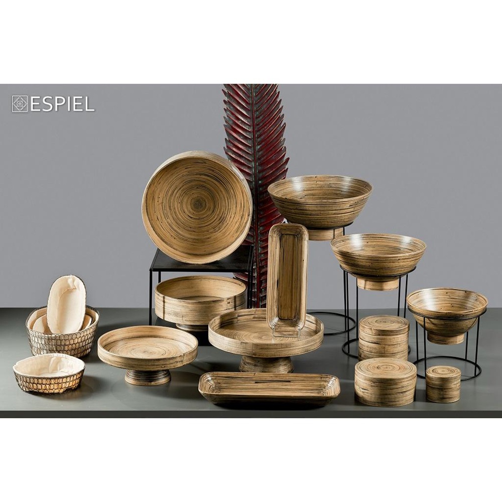 Δίσκος Bamboo Ορθογώνιος 33,5x12x4cm Bali Espiel BAB104 - 2