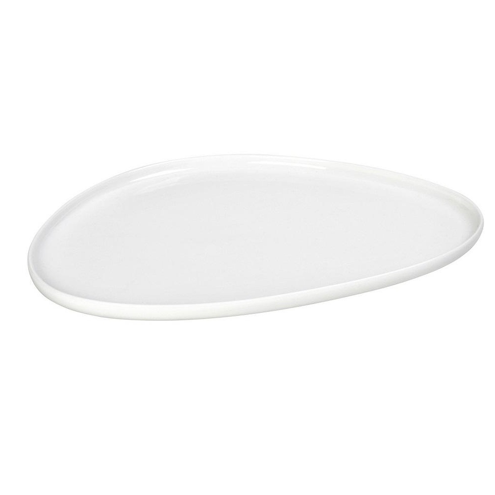 Πιατέλα Πορσελάνης Τριγωνική Ivory 35,8x26,6x1,4cm Siders Espiel FUK159K2 - 