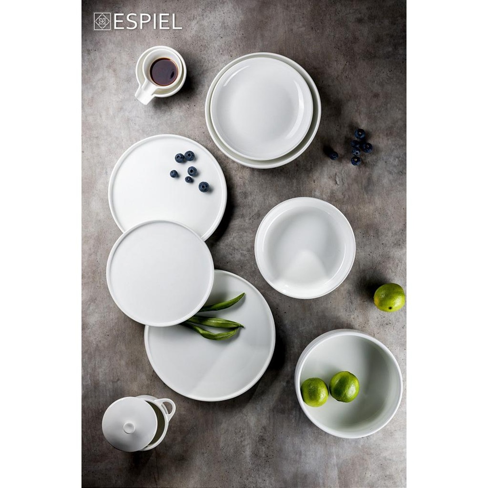Μπολ Πορσελάνης Λευκό Με Λαβή Ø11,7xH4,2cm Siders Espiel FUK169K6 - 3