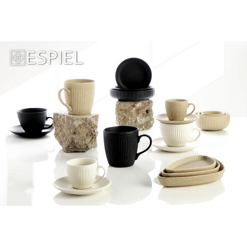 Πιατάκι Πορσελάνη Μπεζ Τριγωνικό 17,5x9,5x2,3cm Espiel Gobi OW2015K6 - 2