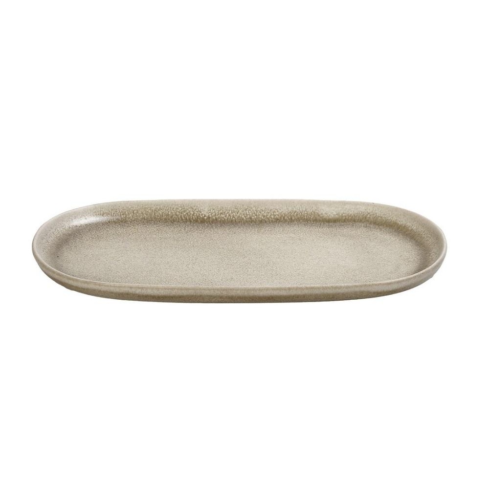 Πιατέλα Stoneware Μπεζ Οβάλ 28,5x14x2,2cm Espiel Noah TAP108K4 - 