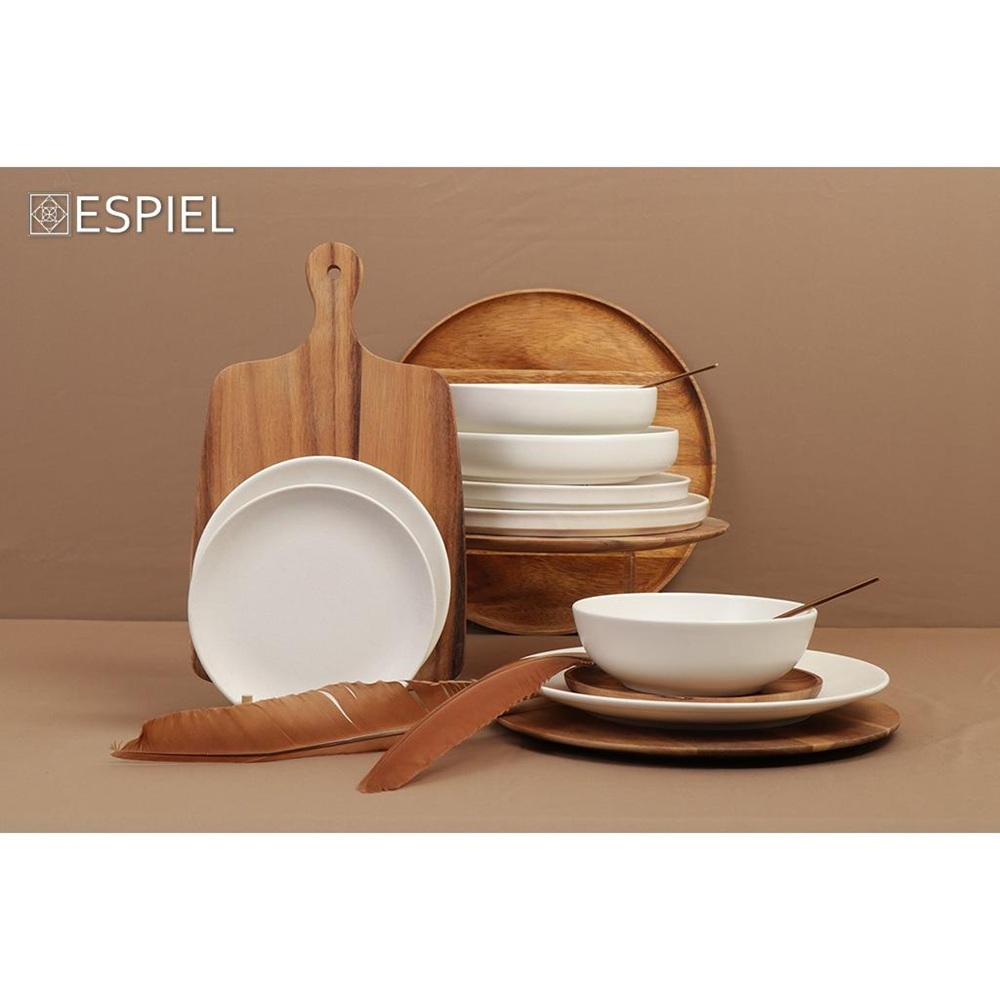 Μπολ Κουπ Πορσελάνη Λευκό 19cm Espiel Terra Matt Cream TLP151K6 - 2