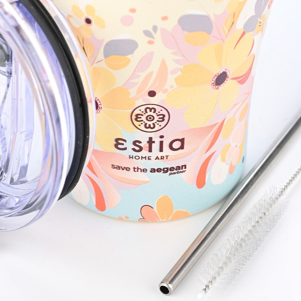 Θερμός Coffee Mug Save the Aegean 350ml Spring Sonata εstia Home Art 01-23126 - 3