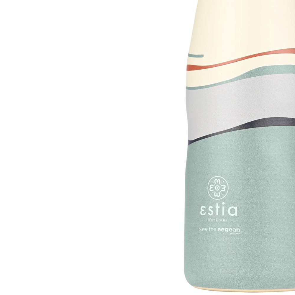 Θερμός Travel Flask Save the Aegean 500ml EcoZen Horizon – Ανοξείδωτο Ατσάλι, 24h Κρύο / 12h Ζεστό εstia Home Art 01-22204 - 3