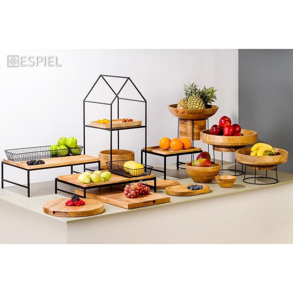 Βάση Μεταλλική Μαύρη Στρογγυλή D24-22x12cm Espiel Advanced-Wire HOT1500 - 2