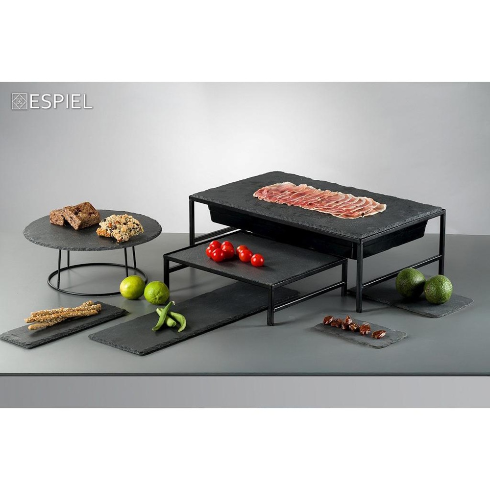 Βάση Μεταλλική Μαύρη Στρογγυλή D24-22x12cm Espiel Advanced-Wire HOT1500 - 4