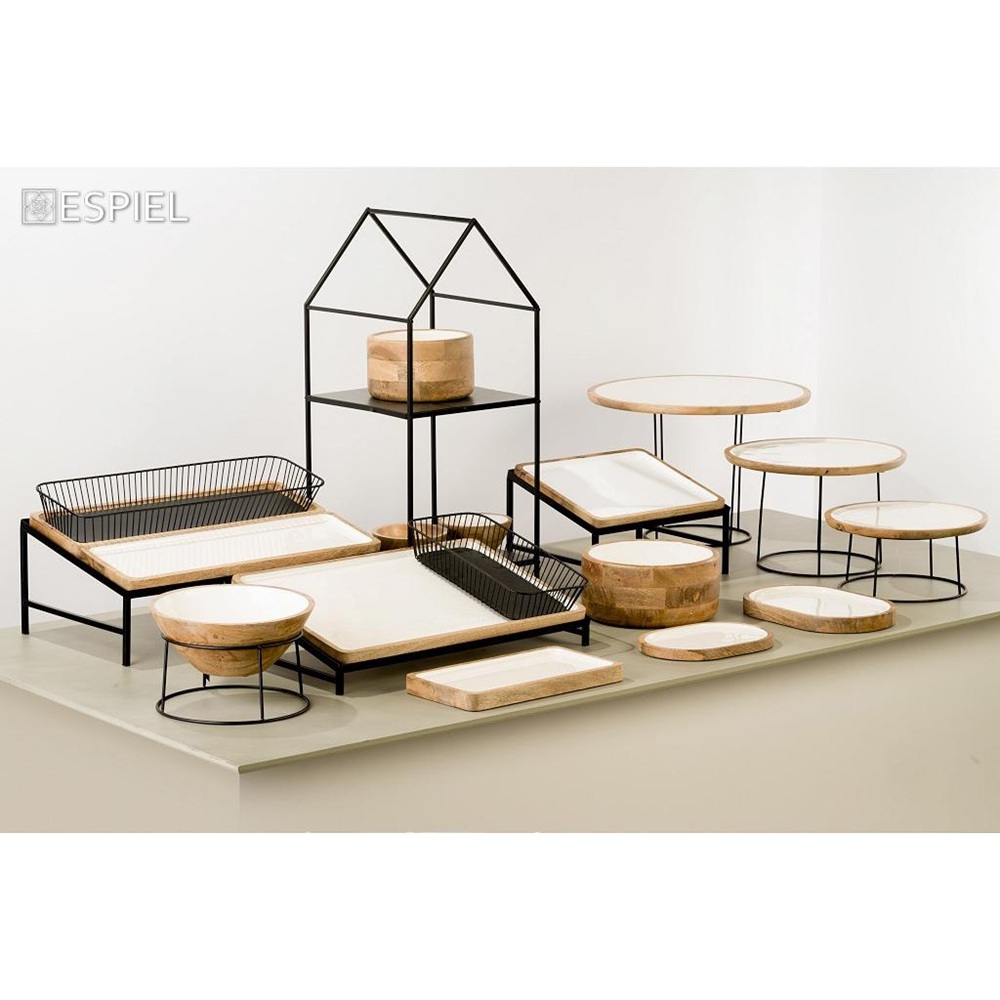 Βάση Μεταλλική Μαύρη Στρογγυλή D24-22x12cm Espiel Advanced-Wire HOT1500 - 5