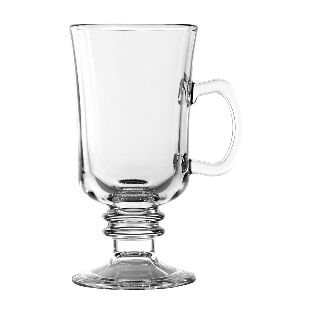 Ποτήρι Irish Coffee Γυάλινο Με Χερούλι 25,5cl Ø7,7xH13,8cm Uniglass 44857G - 