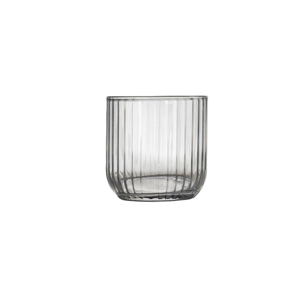 Ποτήρι Ουίσκι Γυάλινο Ριγέ 30cl 8x8,1cm Vertis Uniglass 93105 - 