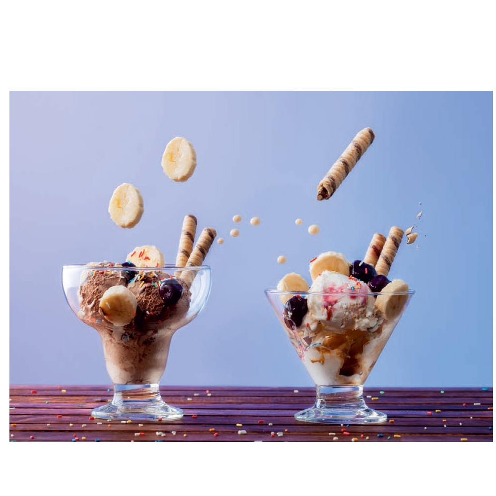 Ποτήρι Παγωτού Scoop Γυάλινο 23cl Ύψος 90mm Διάμετρος 111mm Uniglass 96811 - 2