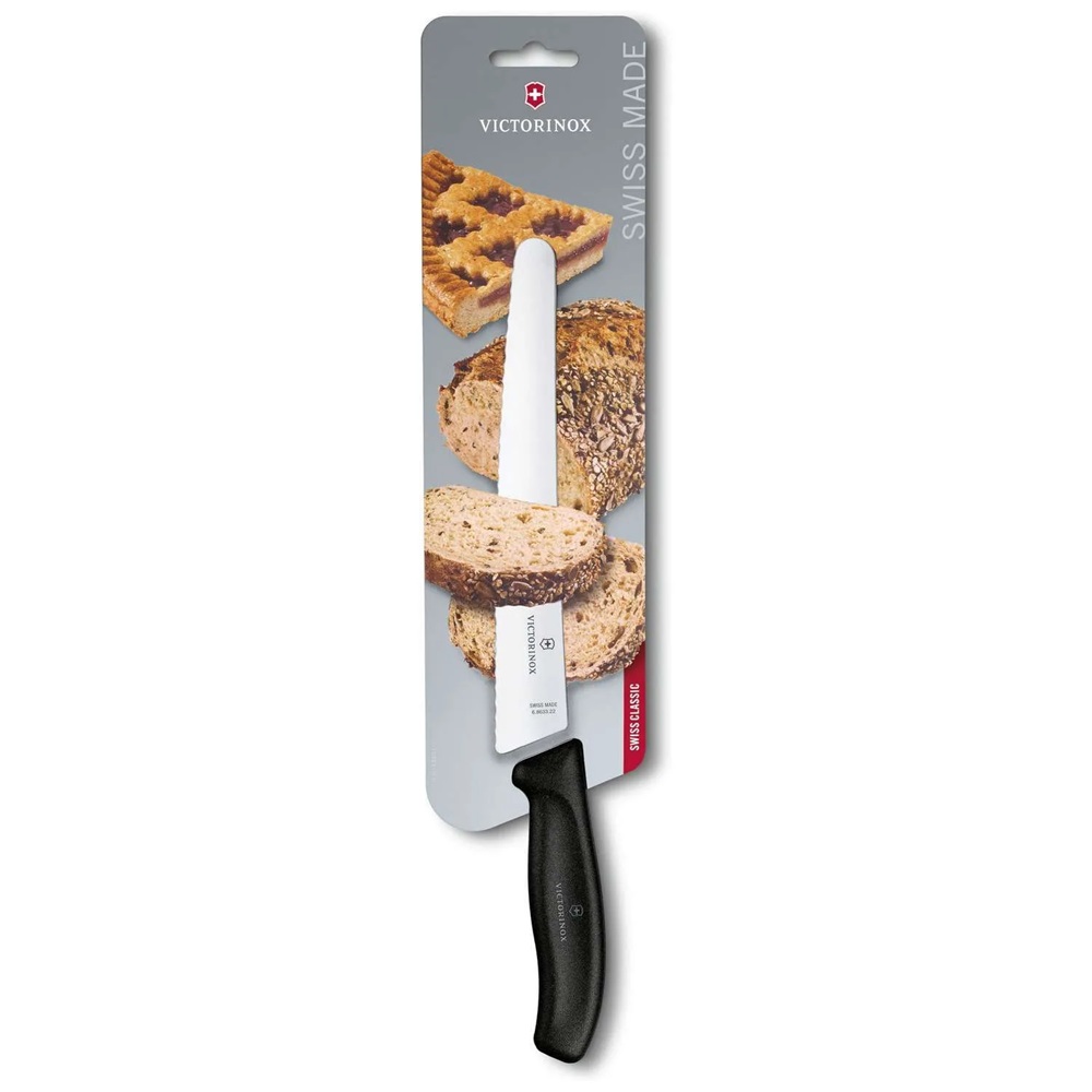 Μαχαίρι Τεμαχισμού Οδοντωτό 22 εκ. Ανοξείδωτο Swiss Classic VICTORINOX 6.8633.22B - 2