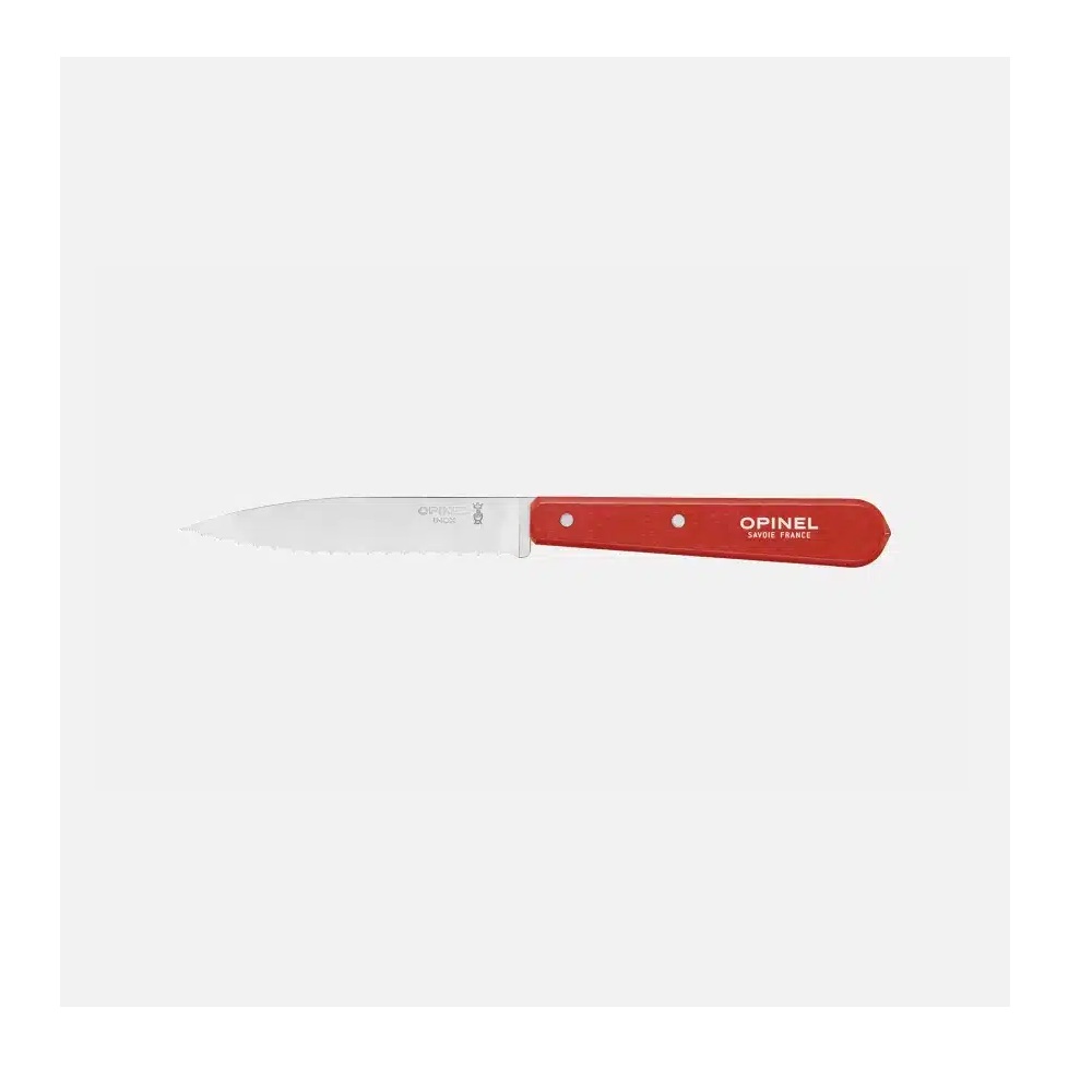 Μαχαίρι Κουζίνας Οδοντωτό Inox 10cm No.113 Paysage Κόκκινο Opinel 003119 - 