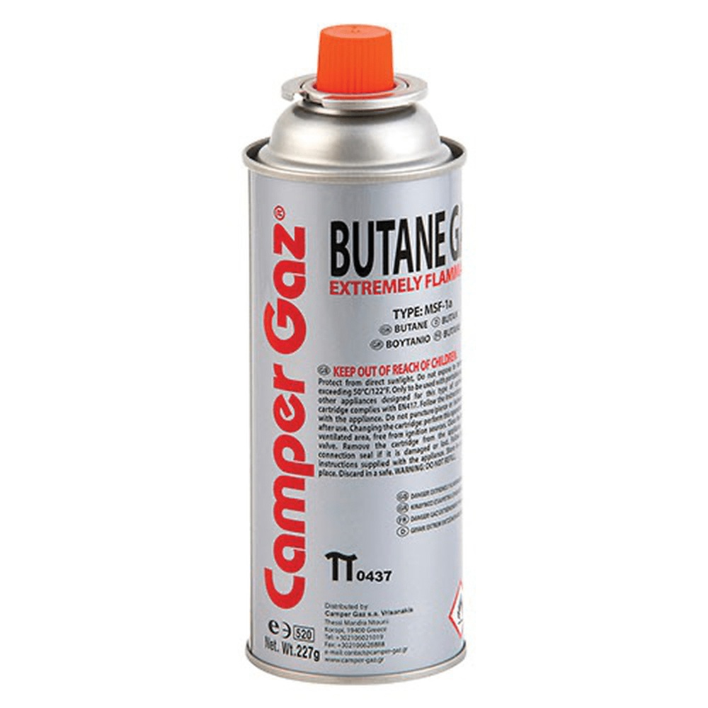 Φιάλη Βουτανίου 227g με Βαλβίδα Spray Camper Gaz CG202501 - 