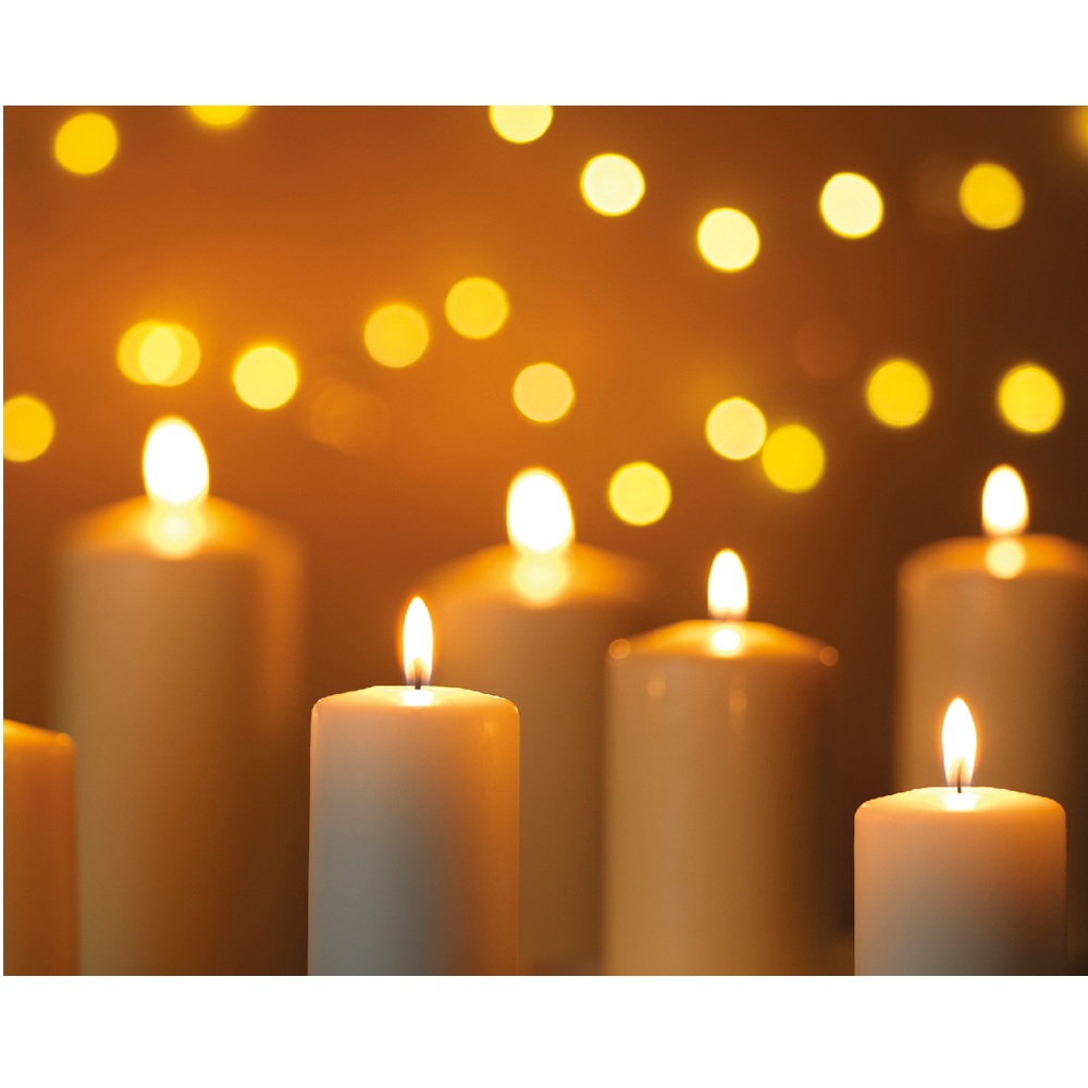 Κερί Εκκλησιαστικό Παραφίνης D.10cm H.30cm Ivory Decoris 205708 - 2