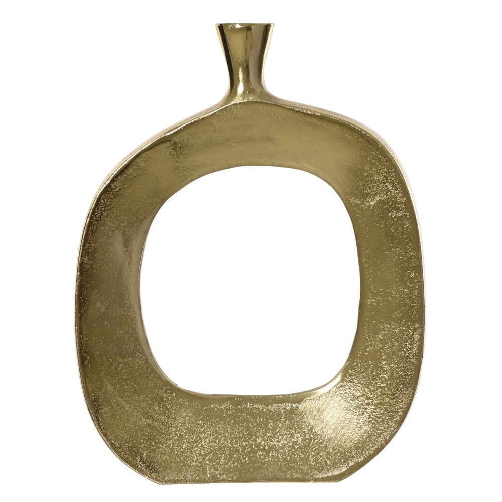 Βάζο Αλουμινίου Gold 31×5×40cm Decoris Kaemingk 386940 - 