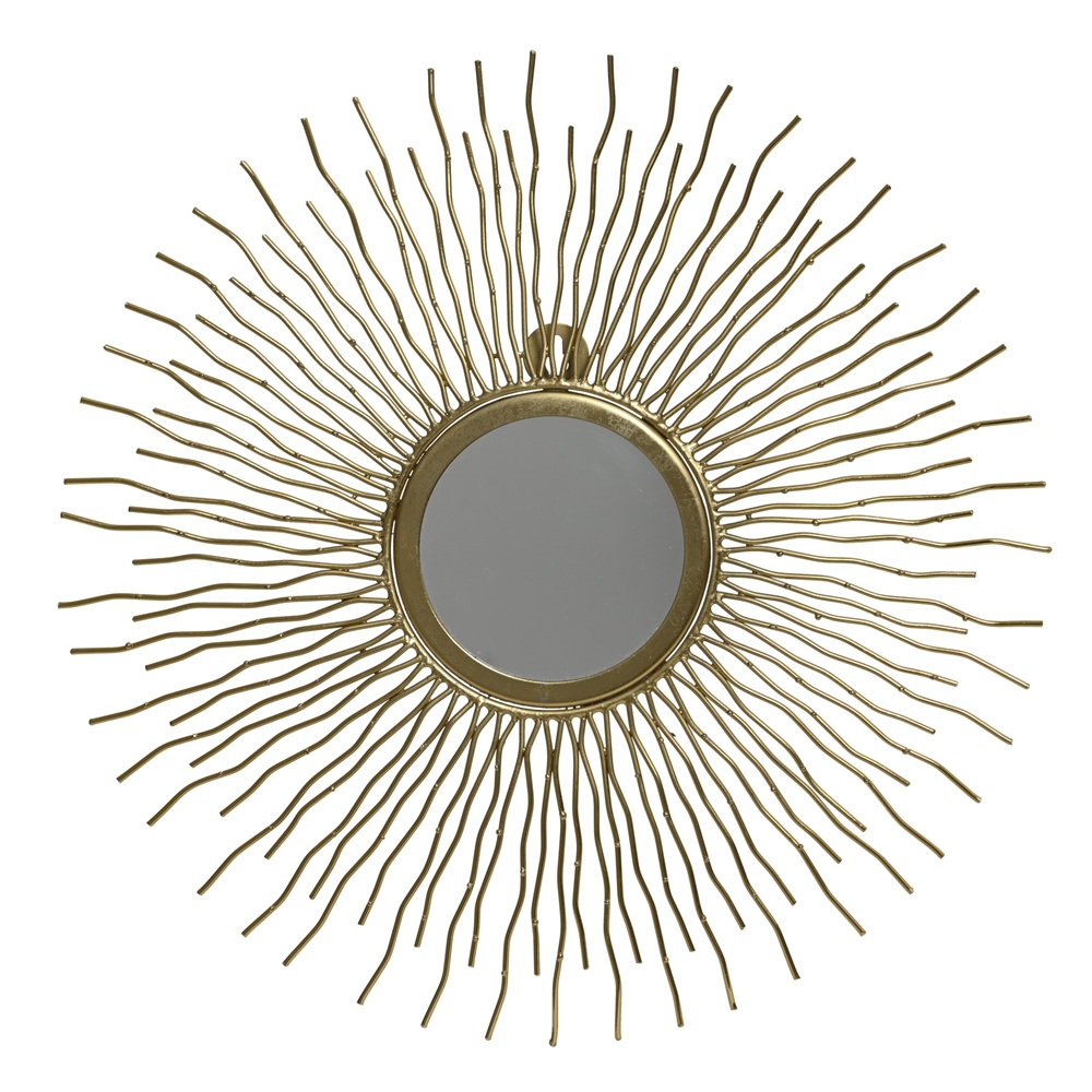 Καθρέπτης Αλουμινίου Gold 40×40×2cm Kaemingk 386962 - 