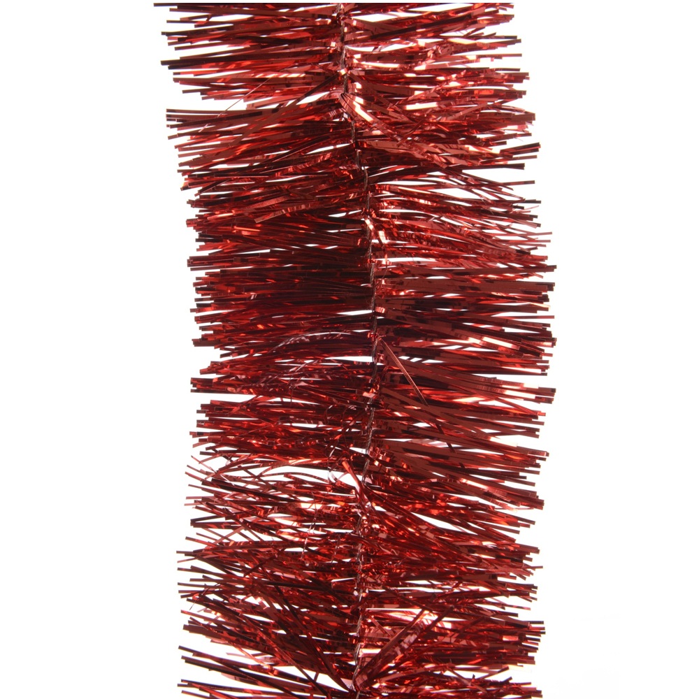Γιρλάντα Tinsel PET Shiny Κόκκινη Ø7cm 270cm Kaemingk 401081 - 