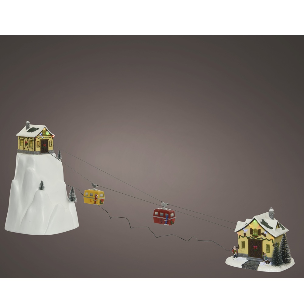 Χριστουγεννιάτικο Χωριό LED Lumineo Με Κίνηση & Μουσική 53cm Lumineo 483885 - 