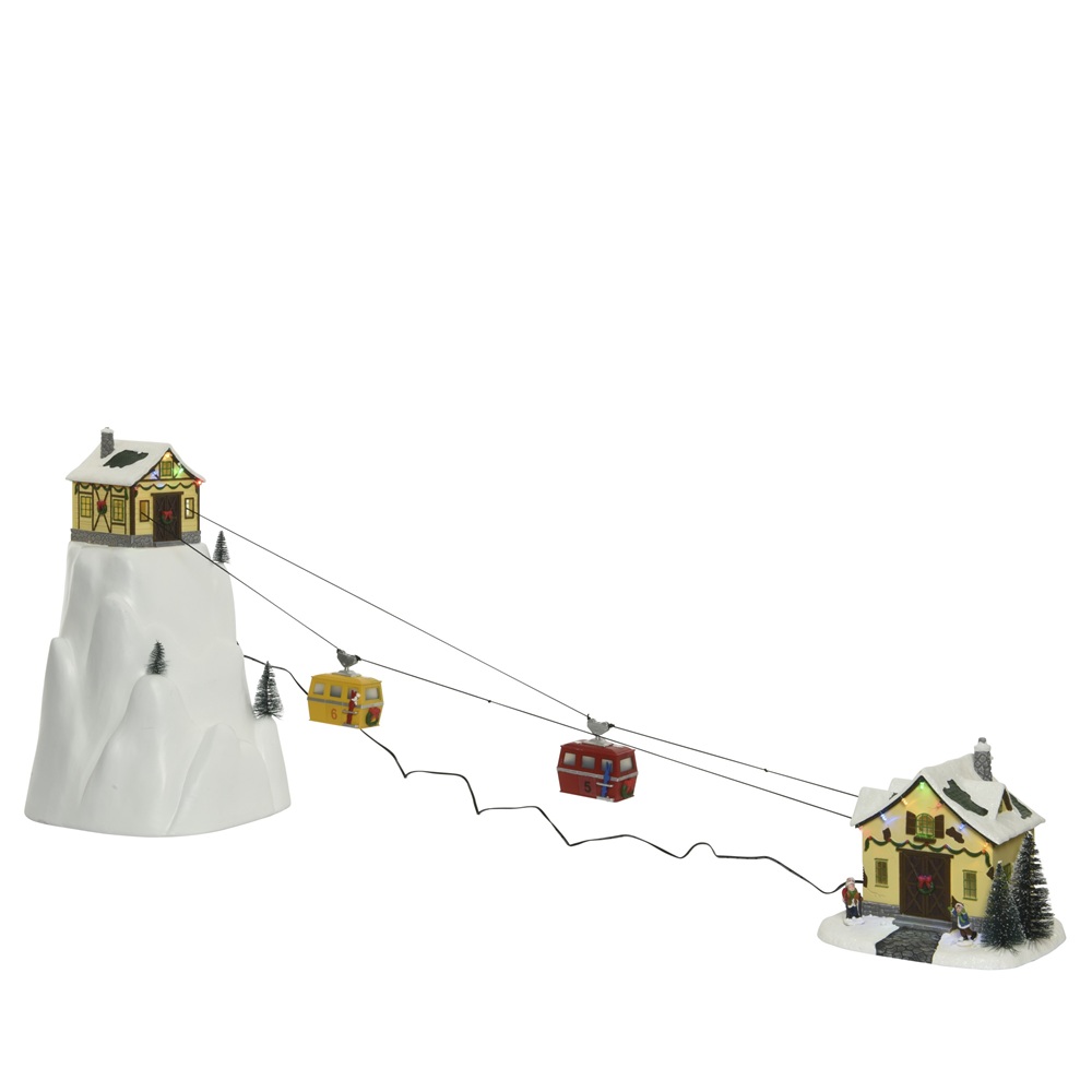 Χριστουγεννιάτικο Χωριό LED Lumineo Με Κίνηση & Μουσική 53cm Lumineo 483885 - 2