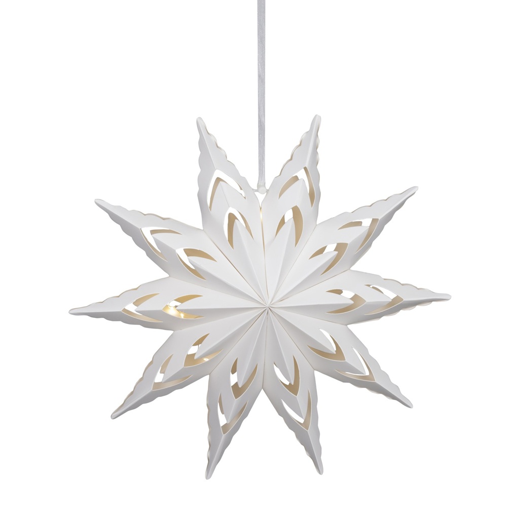 Micro LED Star Paper Steady BO Indoor – D.58cm | Λευκό / Θερμό Λευκό Lumineo 489423 - 