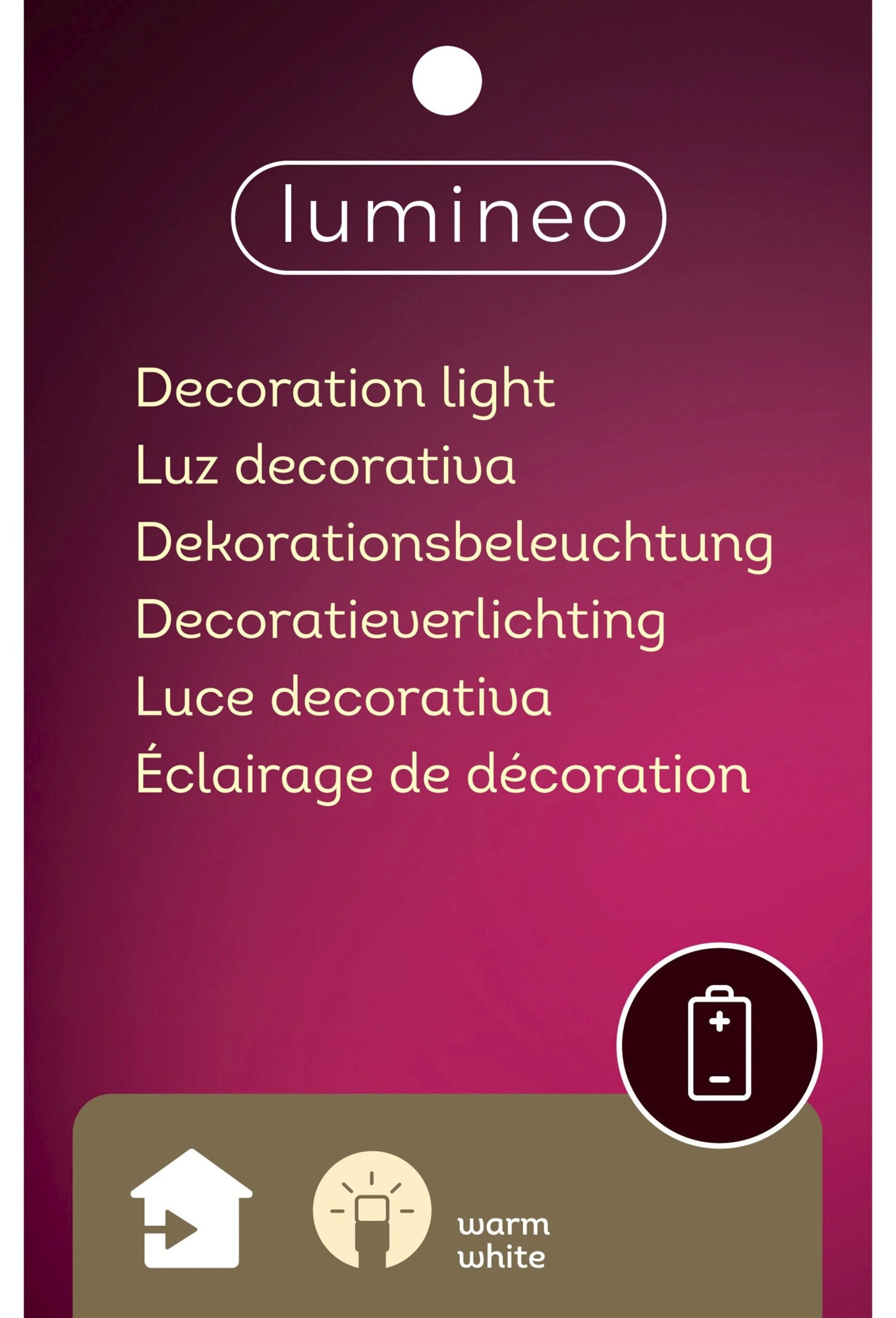 Φιγούρα Άγιου Βασίλη Polyresin με Micro LED Warm White 30cm – Lumineo 489519 - 2