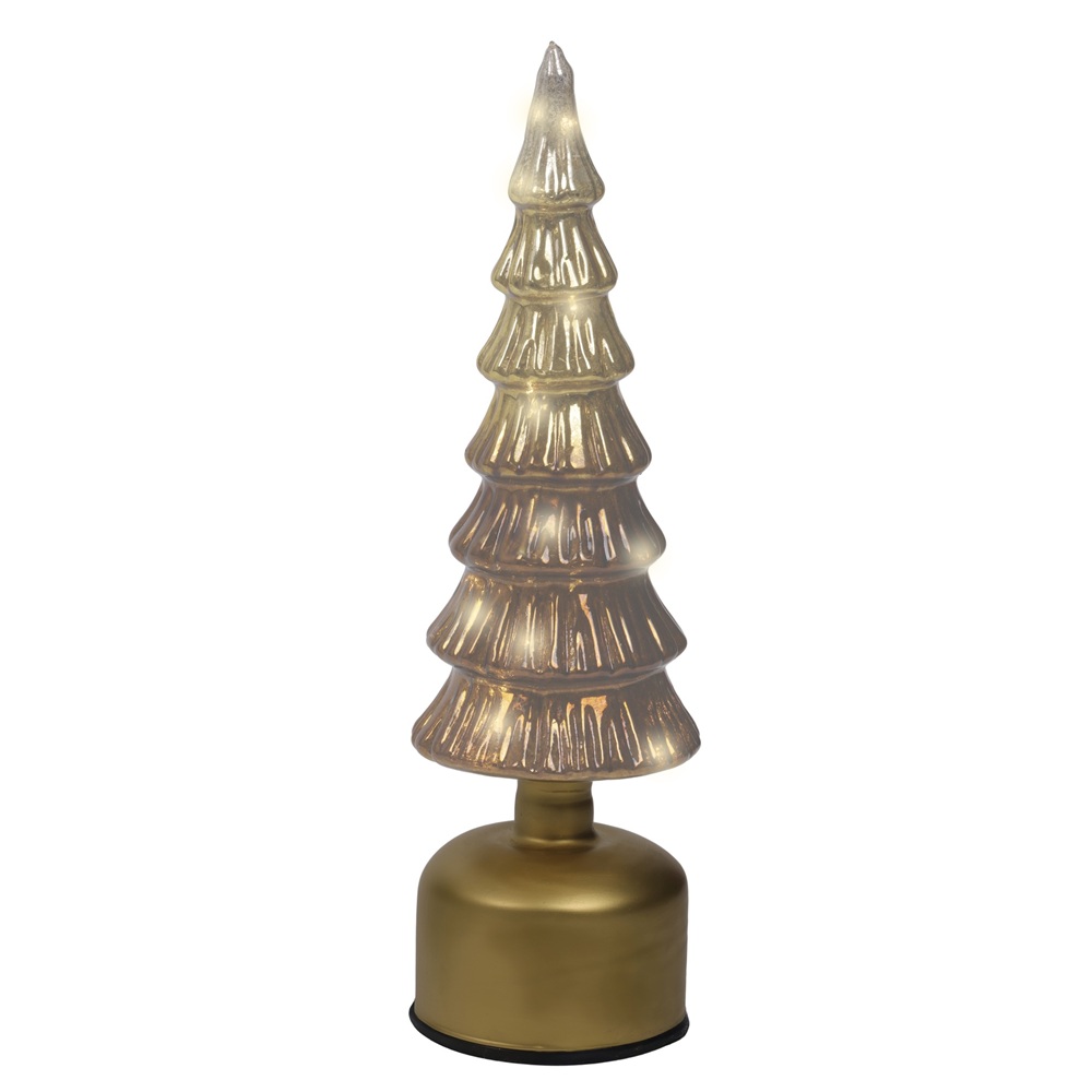 Δεντράκι LED Γυάλινο Antique Micro Flashing Effect 10×33cm BO Lumineo 489844 - 