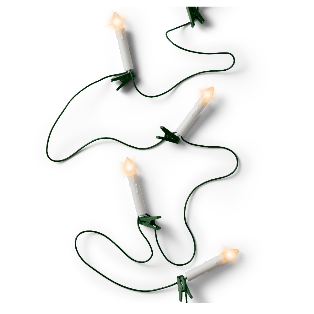 Λαμπάκια LED PVC Κεριά Classic Warm 30L 11.6m Lumineo 490777 - 