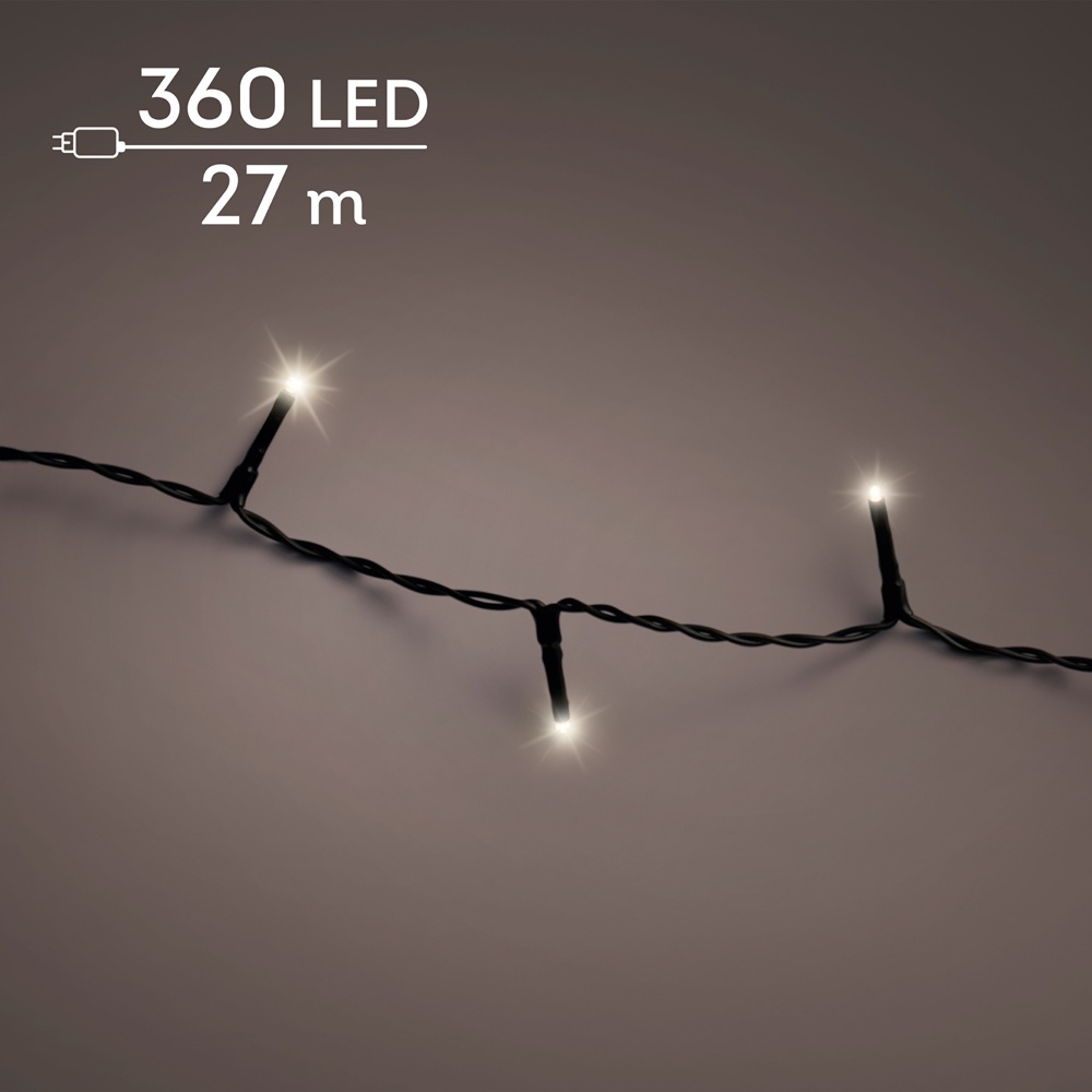 Λαμπάκια LED PVC 360L L2700cm Warm White IP44 8 Functions Lumineo 494167 - 