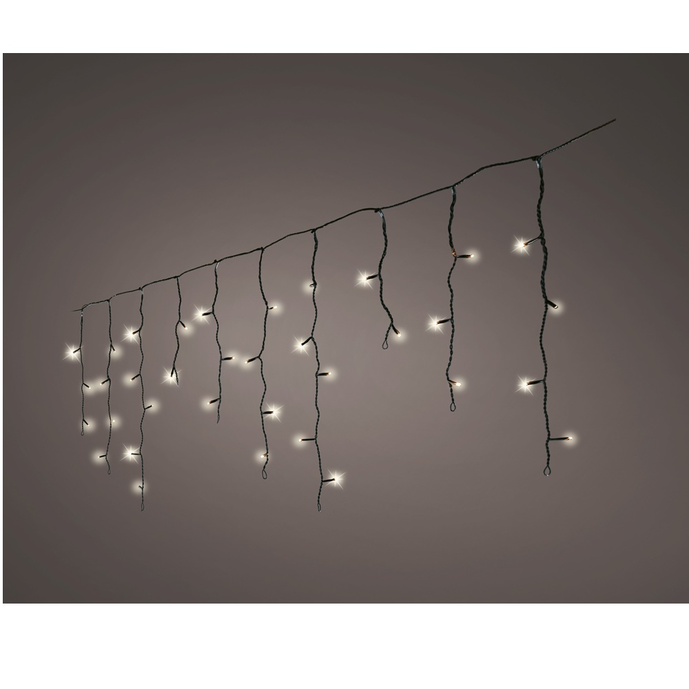 Λαμπάκια LED Icicle Twinkle 119 Θερμά Λευκά 5m Μαύρο Καλώδιο Εξωτερικού Χώρου Lumineo 494813 - 4