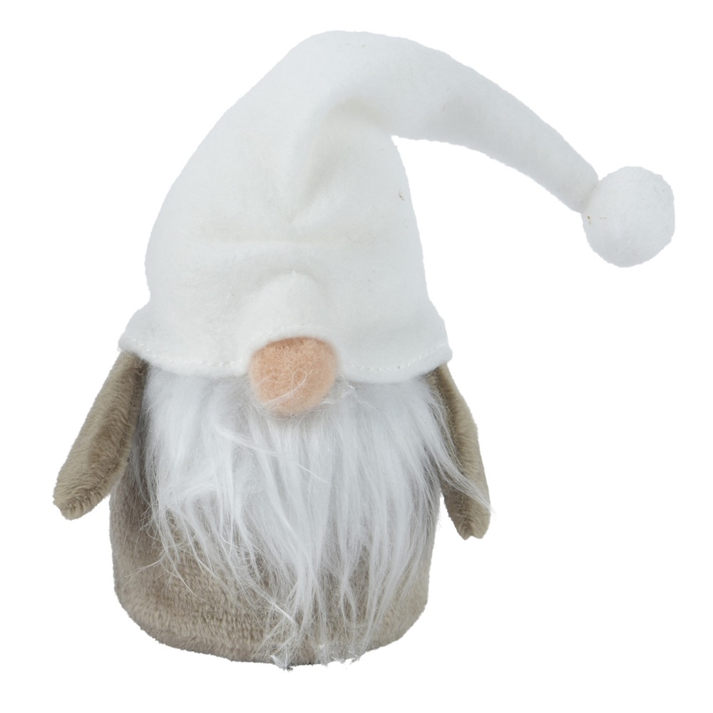 Χριστουγεννιάτικος Νάνος Polyester με Organza Κορδόνι Κρεμαστός 6×6×12cm Kaemingk 530238-2 - 