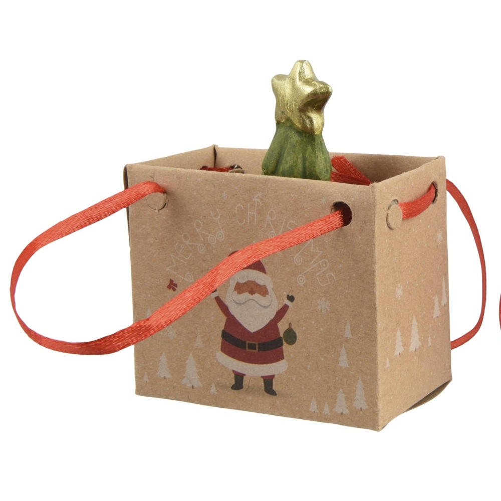 Χριστουγεννιάτικη Φιγούρα Terracotta Μικρό Δέντρο Assorted 4×3.2×6.5cm Christmas Collection 536136-1 - 