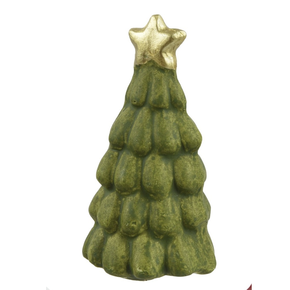 Χριστουγεννιάτικη Φιγούρα Terracotta Μικρό Δέντρο Assorted 4×3.2×6.5cm Christmas Collection 536136-1 - 2