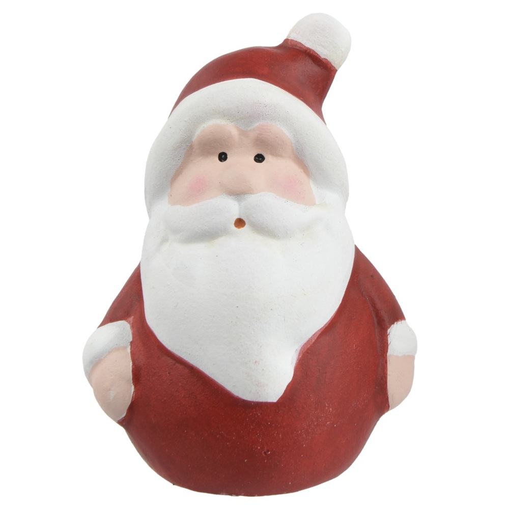 Χριστουγεννιάτικη Φιγούρα Terracotta Άγιος Βασίλης Assorted 4×3.2×6.5cm Christmas Collection 536136-3 - 2