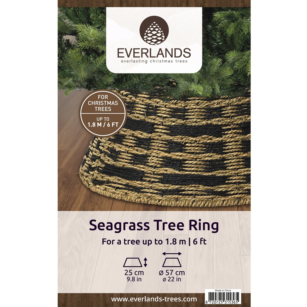 Tree Ring Seagrass Brown D57×H25cm για Δέντρα έως 180cm Everlands 685376 - 2