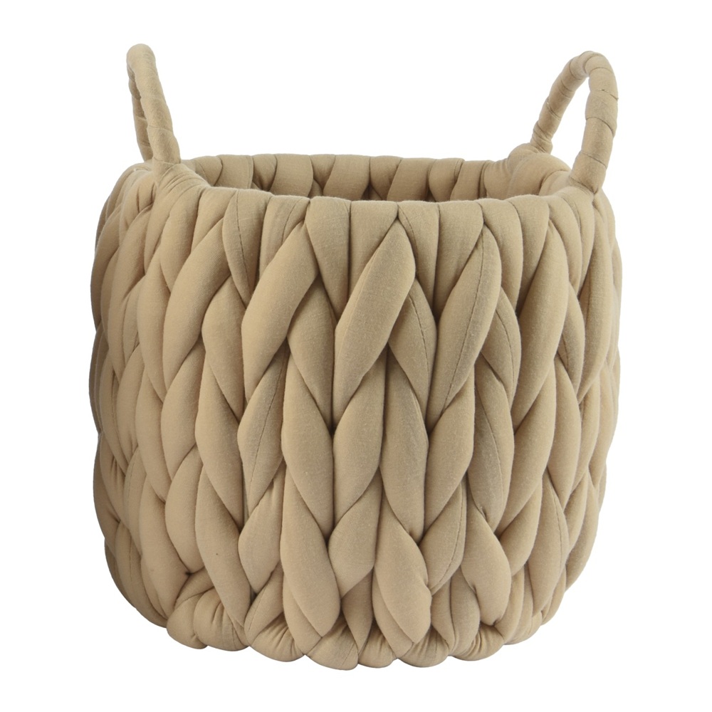 Καλάθι Polyester Sand Weaving Round D.21×H.22cm Kaemingk 705296-1 - 