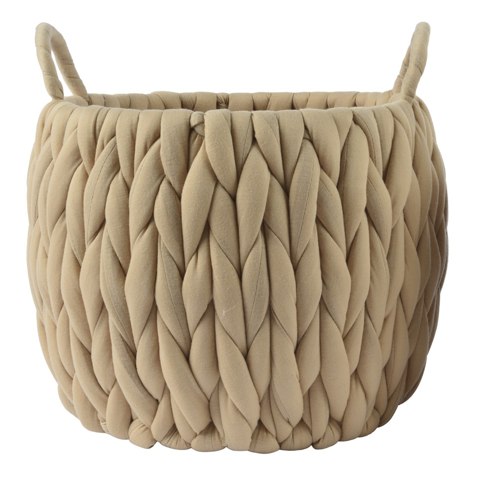 Καλάθι Polyester Sand Weaving Round D.28×H.25cm Kaemingk 705296-2 - 