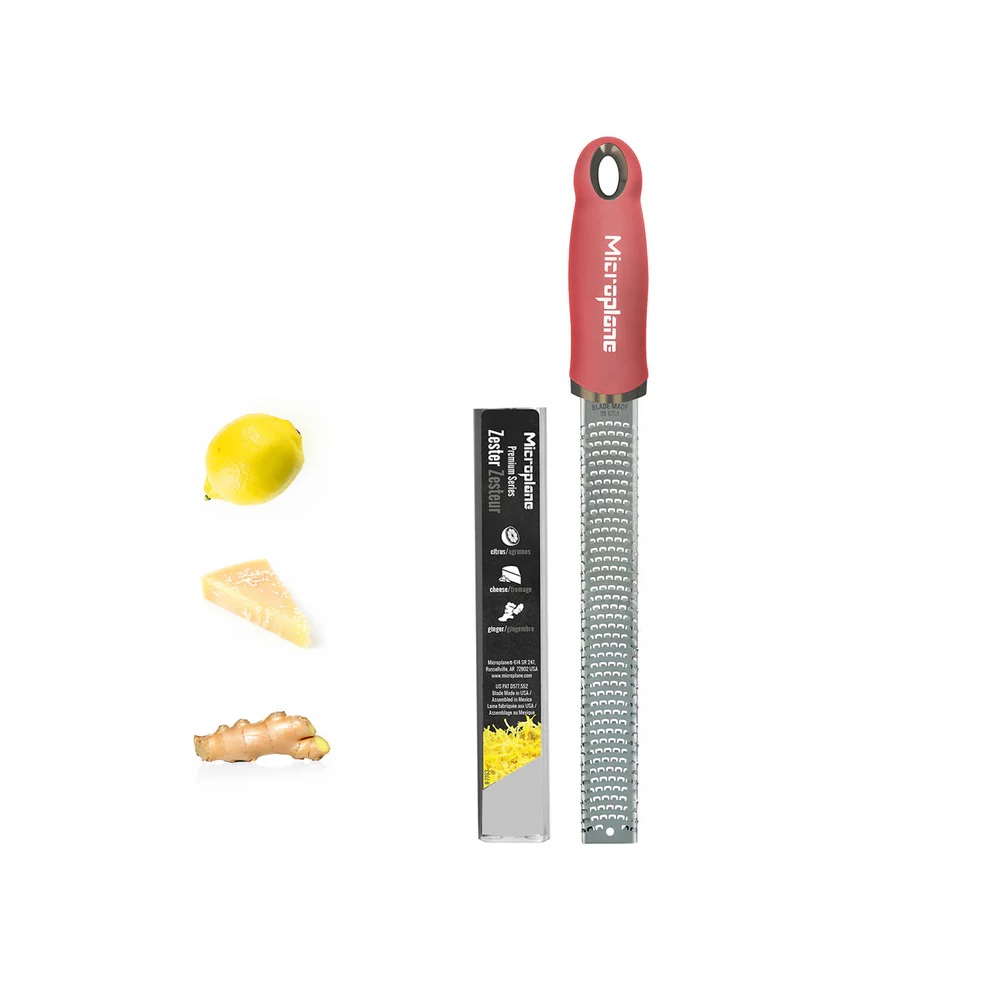 Ξύστρα Ζester Ανοξείδωτη Microplane Premium Classic Ροζ Lipstick Pink 46123 - 2