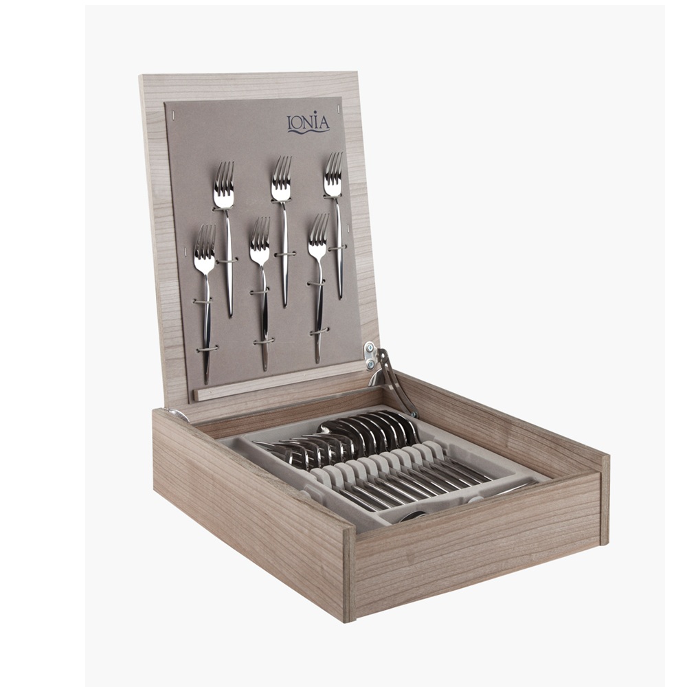 Σετ Μαχαιροπίρουνα Ανοξείδωτο Ατσάλι 18/10 30 Τεμαχίων Spirit Line Ionia 8850060 - 3