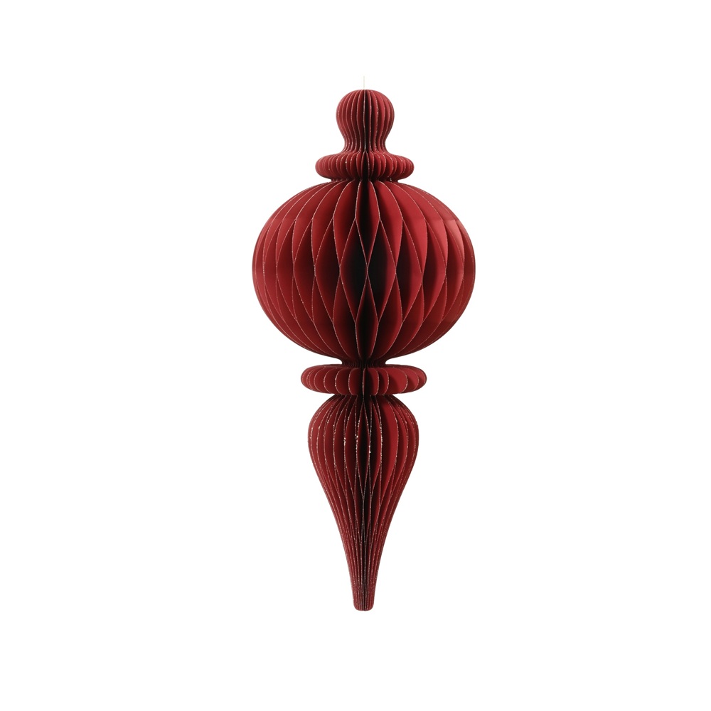 Στολίδι Χάρτινο Κόκκινο Δ34xΥ80cm Decoris 709419 - 