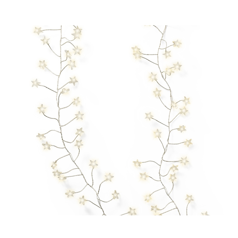 Φωτάκια Micro LED Compact Μπαταρίας Εσωτερικού Χώρου Warm White 100 LED 1,2 m Lumineo Decoris 485742 - 2