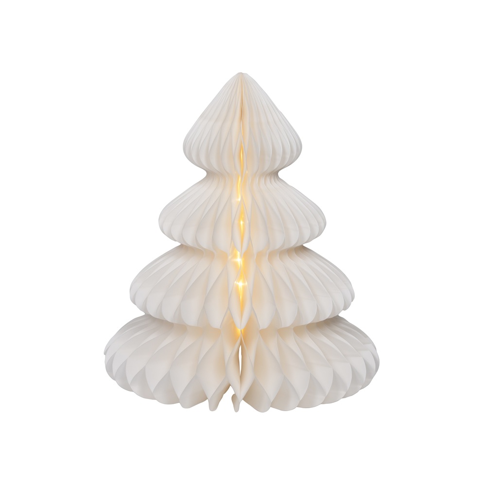Χριστουγεννιάτικο Δέντρο Χάρτινο με Micro LED Warm White Ø42x48 cm Lumineo FSC Decoris 489425 - 3